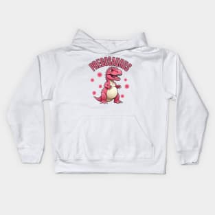 Pregosaurus, Pregnant Tyrannosaurus Rex Kids Hoodie